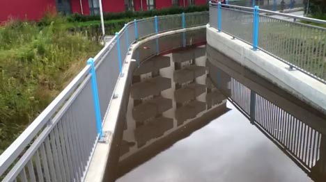 tunnelflut überflutung greifswald