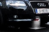 pollerunfall Autounfall Poller