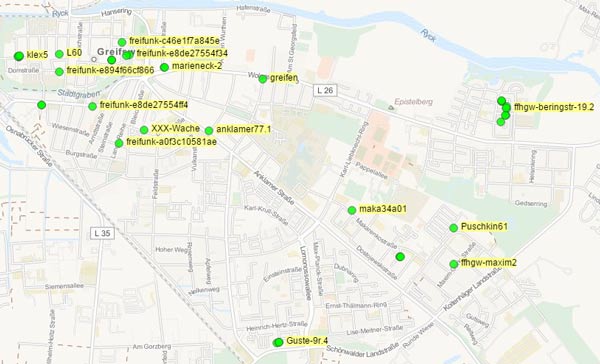 freifunk greifswald knotenkarte