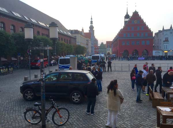 ffdg demo greifswald absperrungen