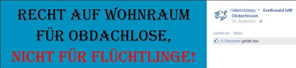 obdachlose greifswald facebook ffdg