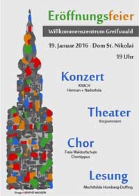 eröffungsfeier willkommenszentrum greifswald