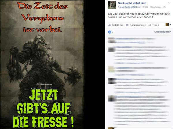 greifswald wehrt sich jetzt gibts auf die fresse