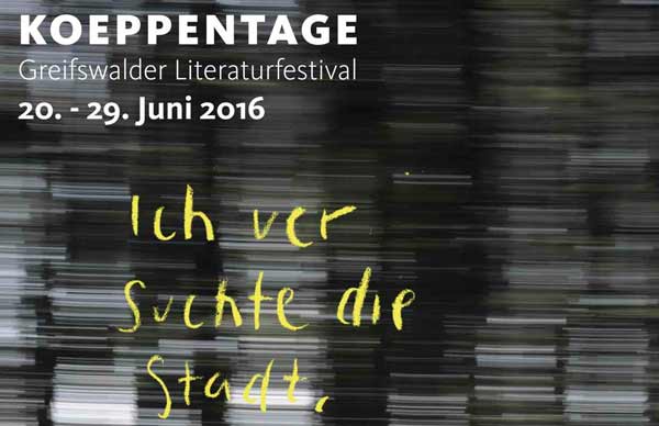 Koeppentage 2016 koeppentage 2016