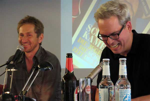 Schorsch Kamerun und Eckard Schumacher in Greifswald Schorsch Kamerun und Eckard Schumacher in Greifswald