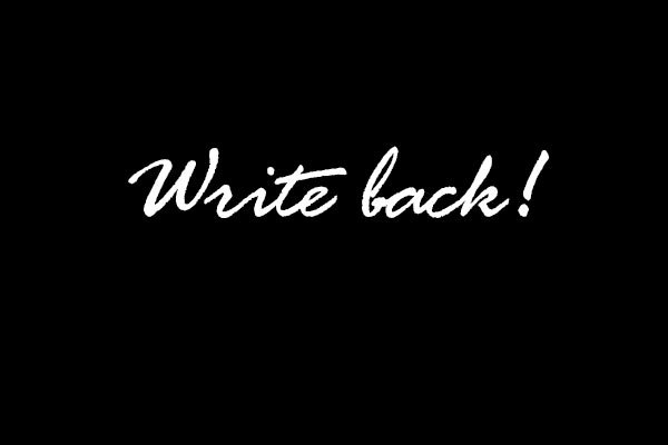Mahnwache Write back Greifswald write back