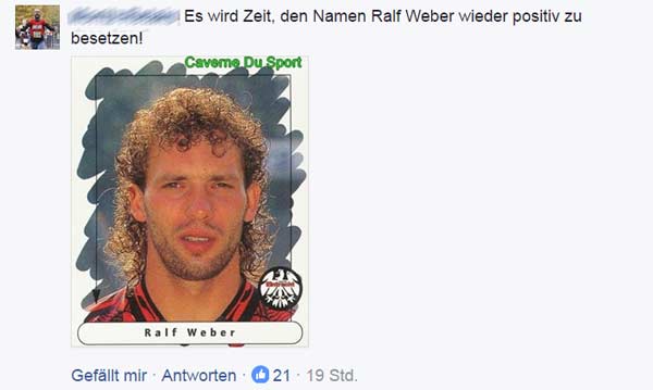 Es ist Zeit, den Namen Weber wieder positiv zu besetzen Ralf Weber