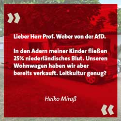 Heiko Miraß über Ralph Weber Heiko Miraß über Ralph Weber