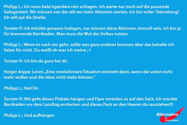 AfD-Mitglied will Parlamentarier aufhängen AfD: Parlamentarier Aufhängen