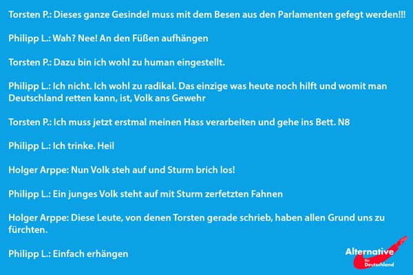 Philipp L. (AfD): Einfach erhängen Parlamentarier erhängen