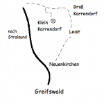 stadtplan Weg zu Kunst Offen nach Klein Karrendorf