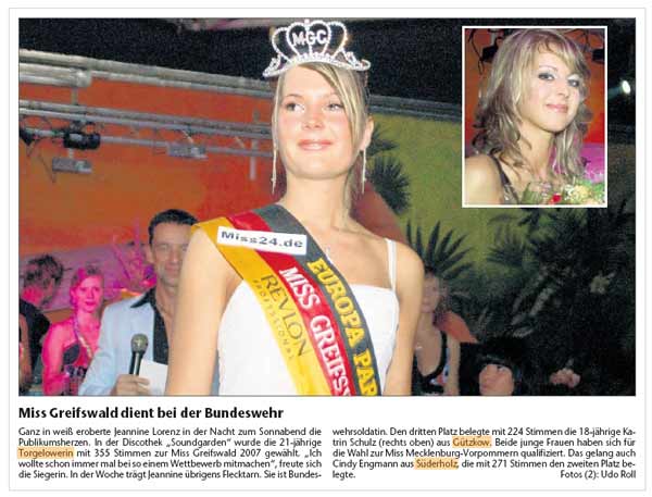 Miss Greifswald miss greifswald