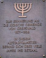 novemverpogrome-greifswald180 Jahrestag Novemverpogrome