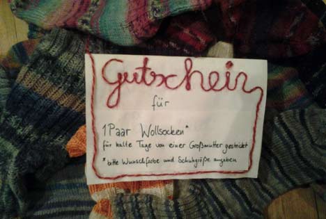 wollsocken-gutschein468 Gutschein für gestrickte Wollsocken