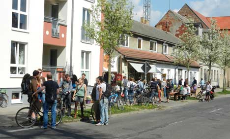 flohmarkt-brinke16-17468 Ensemble Brinkstraße 16-17 in Greifswald