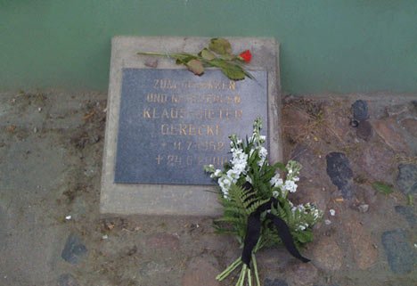 gedenkstein-klaus-dieter-gerecke-antifahgw Gedenkstein für getöteten Obdachlosen in Greifswald