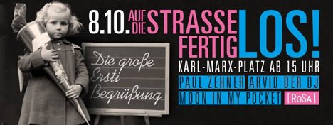 ersti demo rosa ersti begrüßung rosa