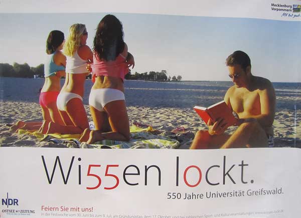 plakat uni greifswald institutioneller sexismus