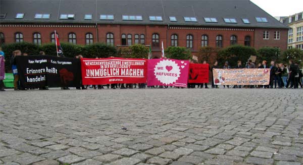 refugees welcome demo greifswald