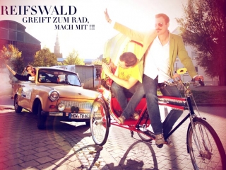 Der Wettbewerbsgewinner: "Greifswald greift zum Rad"