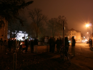 Gedenkveranstaltung AJZ/Caf&eacute; Quarks