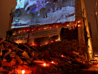 Gedenkveranstaltung AJZ/Caf&eacute; Quarks