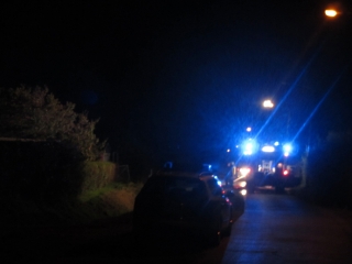 Die Feuerwehr war mit mehreren Fahrzeugen im Einsatz