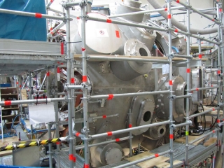 der noch unverschlossene Wendelstein 7-X