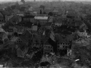 Luftaufnahme: Greifswald um 1980