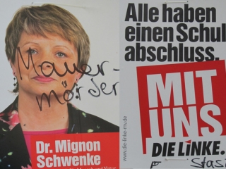 Beschmiert und verh&ouml;hnt: Wahlwerbung etablierter Parteien