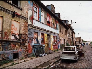 Besetztes Haus in der Pfarrer-Wachsmann-Stra&szlig;e