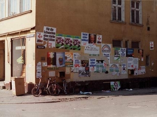 Wahlkampf am Marktplatz - Knopfstra&szlig;e