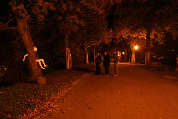 Wall nachts Greifswald